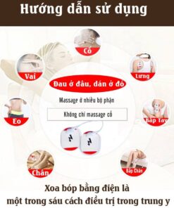 máy massage cổ 3D, với 6 chế độ, giảm đau, mỏi