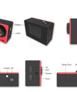 Cấu tạo camera sjcam sj4000 wifi