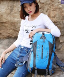 balo du lịch, phượt S115 xanh dương