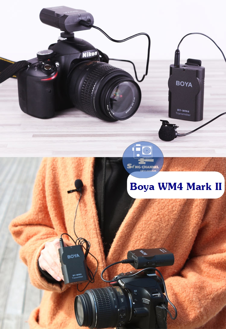 Micro cài áo boya MW4 MII