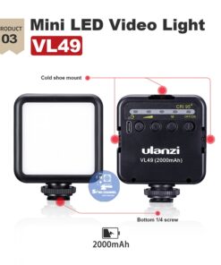 02 đèn led Ulanzi VL49- 49 bóng đèn led