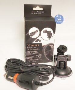 Bộ combo tẩu sạc và chân đế hút gắn camera lên ô tô