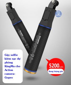 Gậy selfie kiêm sạc dự phòng Kingma