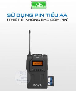 Boya BY-WM6 sử dụng pin AA