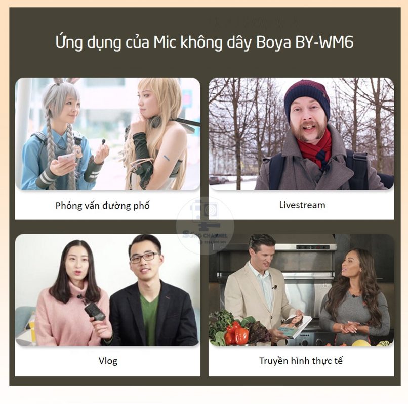 Mic không dây BY-WM6 là sự lựa chọn hoàn hảo