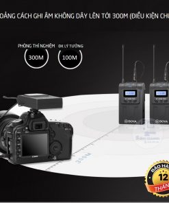 Thiết bị thu có thể thu ở khoảng cách 100m