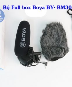 Bộ full box Microphone Shotgun BOYA BY-BM3030