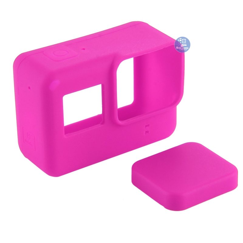 Case Silicon bảo vệ cho GoPro Hero 5, 6, 7 Black màu hồng