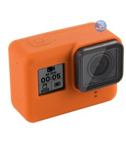 Case Silicon bảo vệ cho GoPro Hero 5, 6, 7 Black màu cam