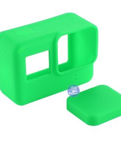 Case Silicon bảo vệ cho GoPro Hero 5, 6, 7 Black màu xanh lá mạ
