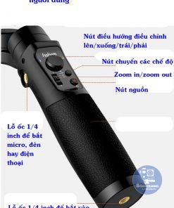 gimbal iSteady mutil với thiết kế đơn giản nhưng tiện dụng