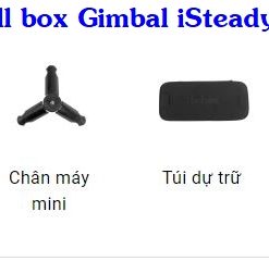 bộ full box của gimbal iSteady Mobile +