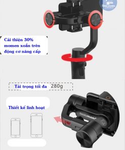 Gimbal Hohem iSteady Mobile + có góc quay pan 600 độ