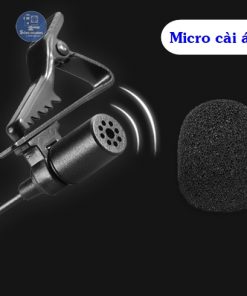 Micro Thu Âm Không Dây cài áo BOYA BY-WFM12