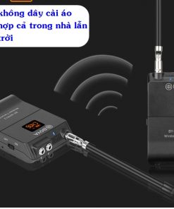 Micro Thu Âm Không Dây cài áo BOYA BY-WFM12