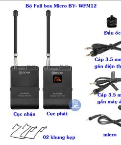 Bộ Full box Micro BOYA BY-WFM12