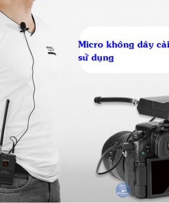 Micro BOYA BY-WFM12 nhỏ gọn, dễ sử dụng