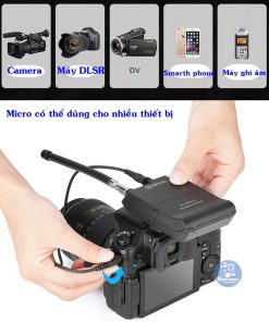 Micro BOYA BY-WFM12 có thể dùng cho nhiều thiết bị