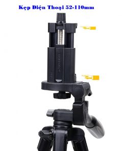 Kẹp điện thoại chắc chắn, có thể kẹp cho nhiều dòng điện thoại khác nhau