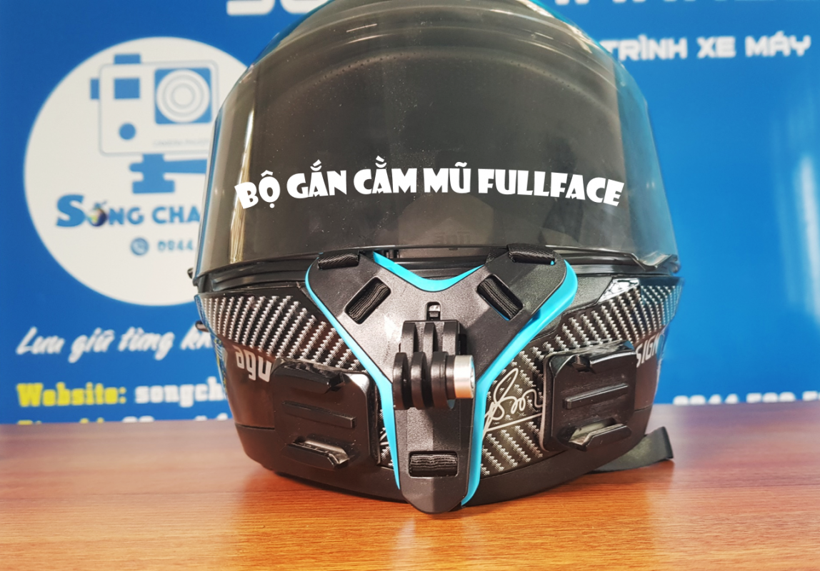 Bộ gắn cằm mũ fullface dạng dây đeo
