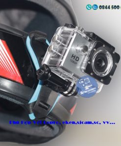 dây đeo gắn camera vào các dòng mũ bảo hiểm, mũ full face