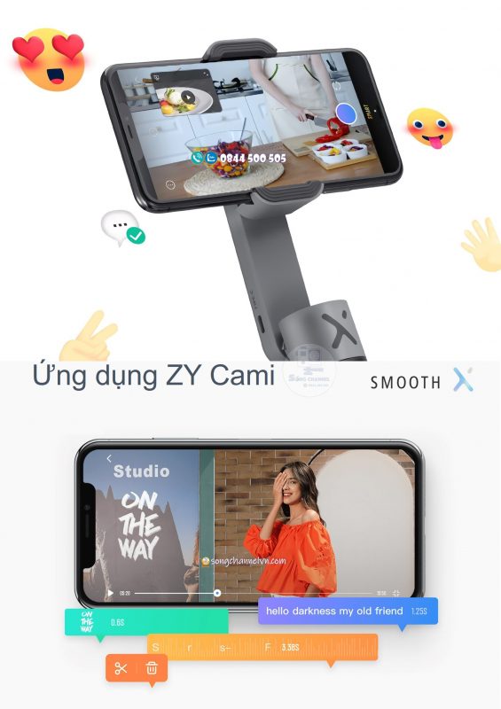 Ứng dụng của Zhiyun Smooth X