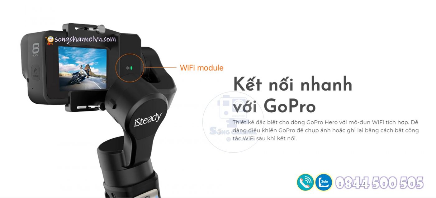 Thêm mô đun Wifi để kết nối với GoPro