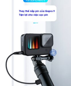 Dùng để bạn vừa có thể sạc vừa quay cho gopro hero 9 black