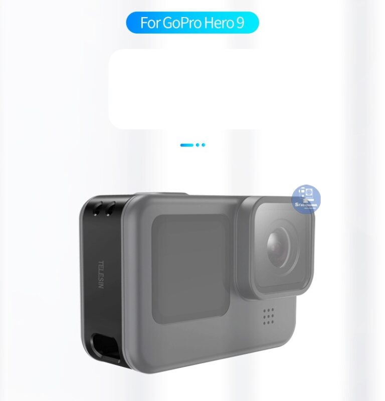 Nắp pin gopro 9 Telesin có thiết kế tinh tế, vừa khít