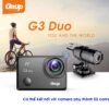 Camera Gitup G3 Duo Pro có thể gắn thêm 01 camera phụ