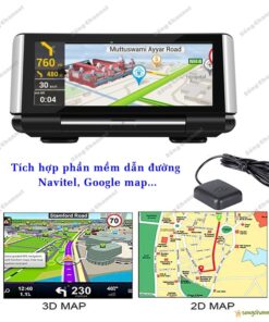 Camera hành trình đặt taplo ô tô Phisung K7