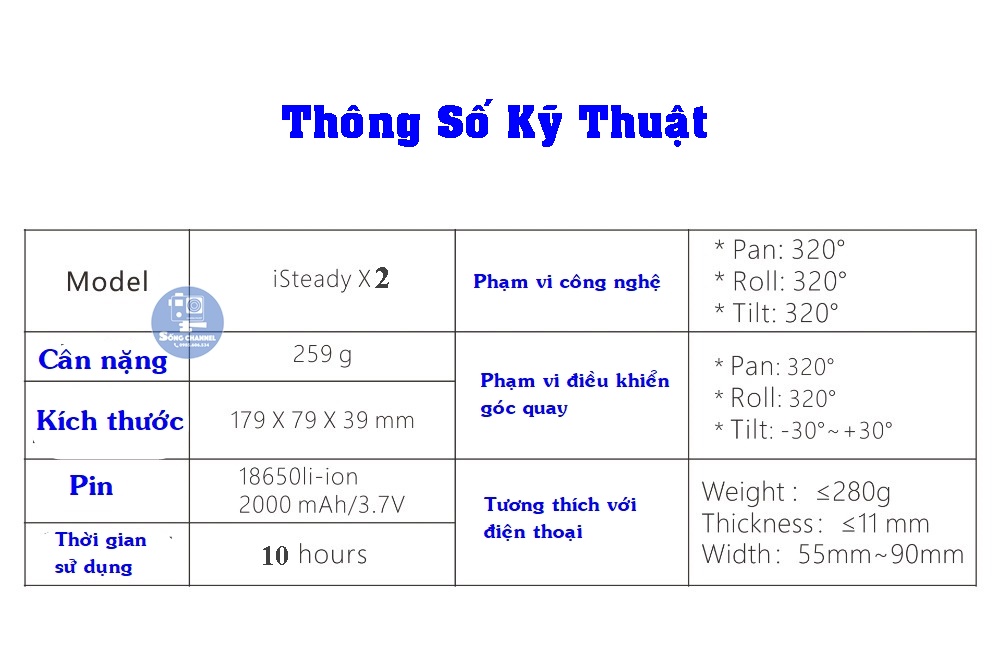 Gimbal hohem isteady x2