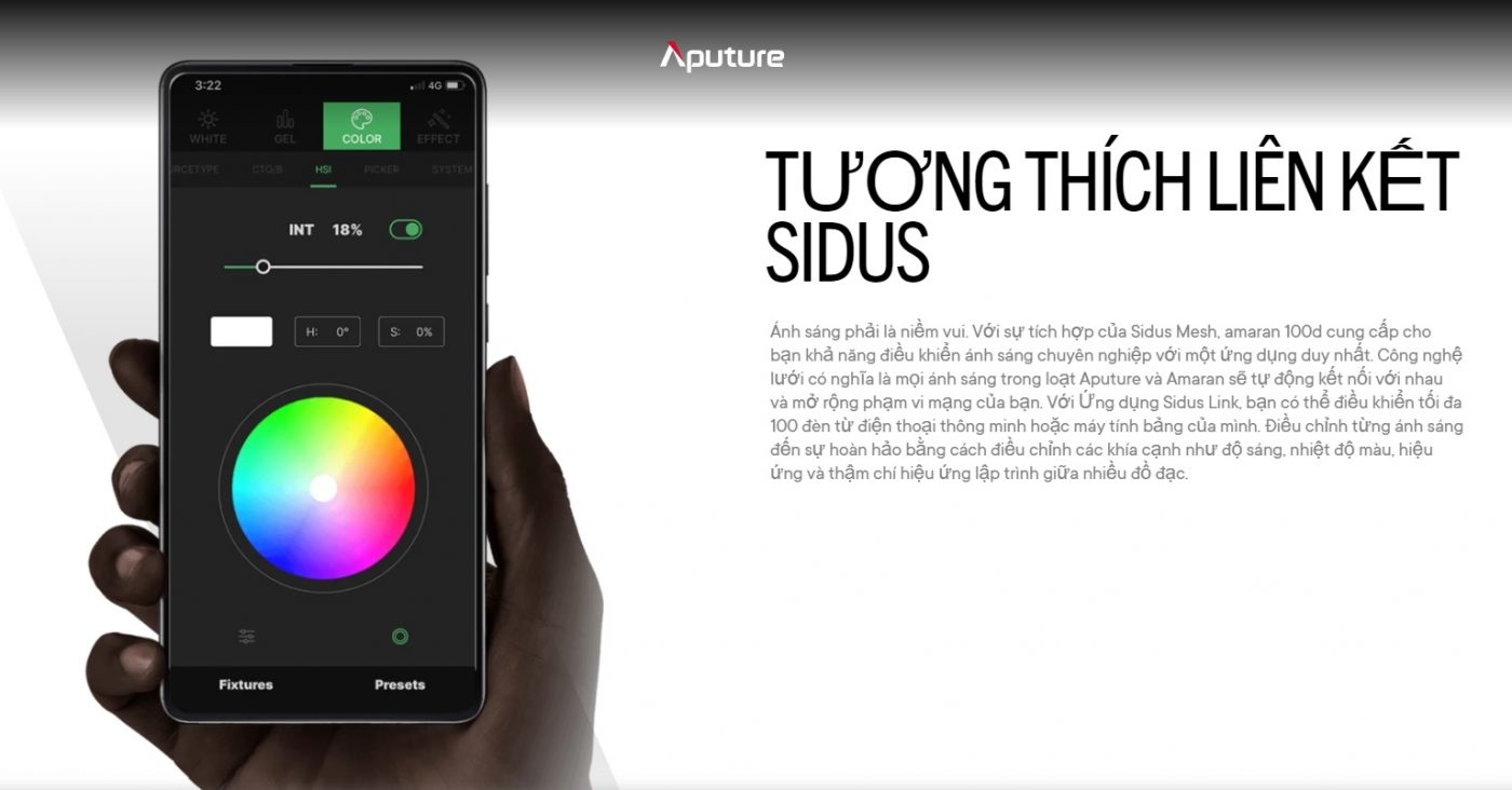 aputure amaran 100d