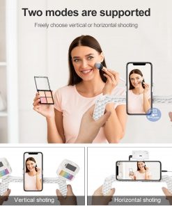 Hỗ trợ giá đỡ điện thoại linh động nằm ngang hay dọc