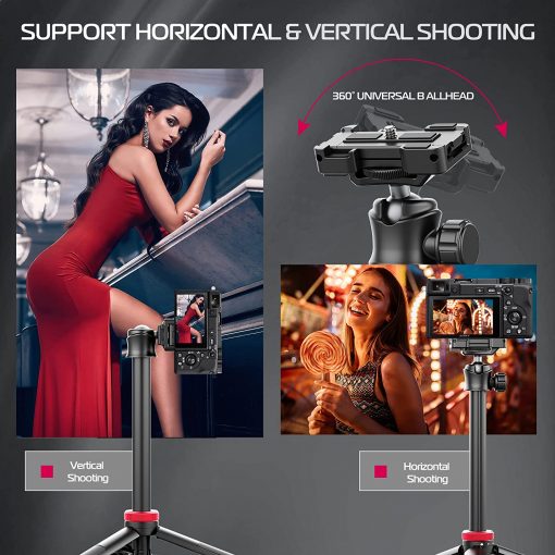 Tripod được sử dụng cho máy ảnh, điện thoại, action camera