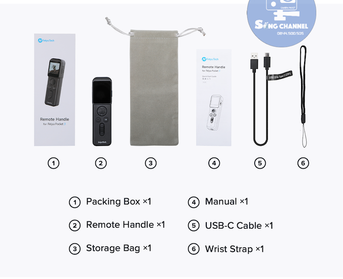 Bộ Full box Feiyu Pocket 3 Bộ Full box Feiyu Pocket 3