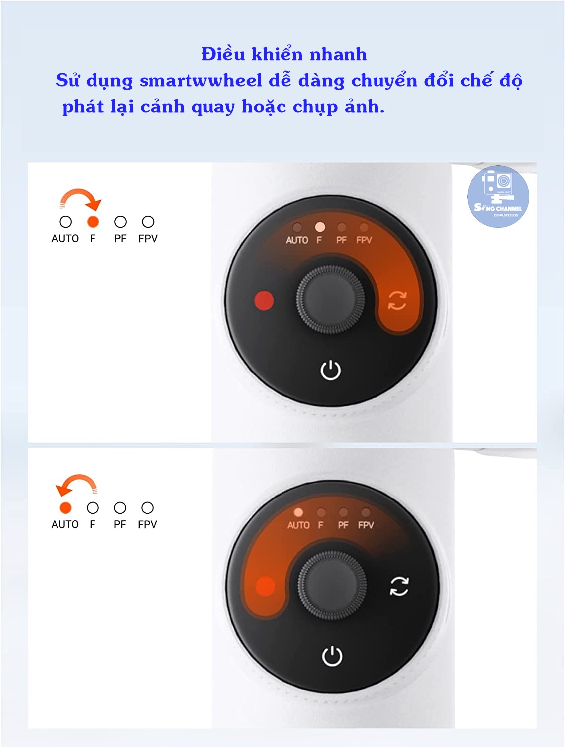 Các chế độ chụp trên Insta360 Flow