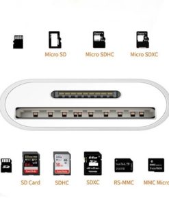 Đầu Đọc thẻ nhớ 2 in 1 cho iPhone, iPad