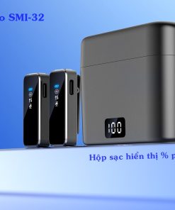Hiển thị % pin trên hộp sạc