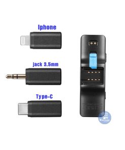 Micro thu âm cài áo BoyaLink 3 in1