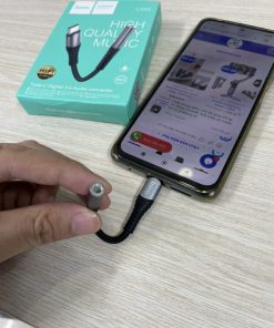 cáp chuyển 3 5mm sang type c hoco