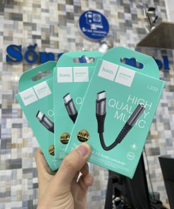 cáp chuyển 3 5mm sang type c hoco