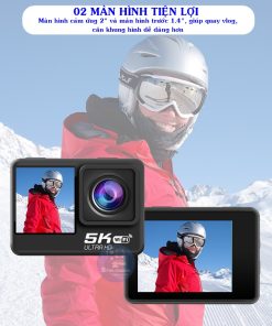 Camera có 02 màn hình tiện lợi