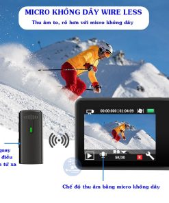 Micro không dây tích hợp điều khiển từ xa