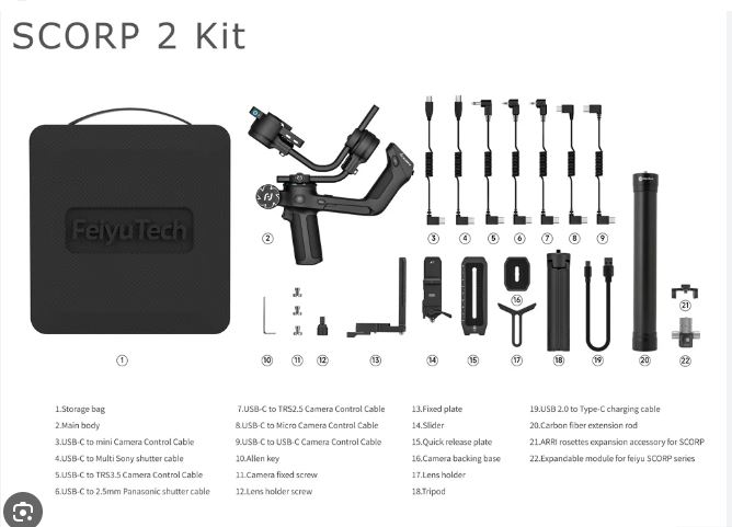 Gimbal Feiyu Scorp 2 Kit Gimbal Feiyu Scorp 2 Kit