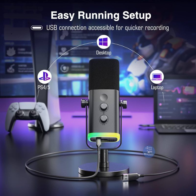 Khả năng kết nối với các thiết bị của micro thu âm Podcast