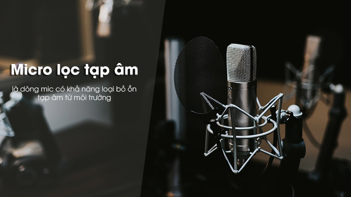Khả năng lọc tạp âm của micro thu âm Podcast