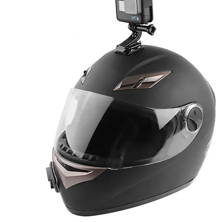 Camera gắn ở vị trí đỉnh mũ bảo hiểm