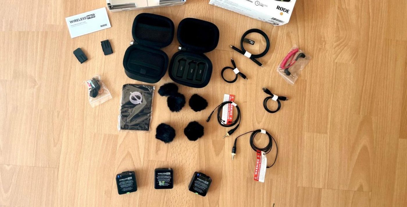 Bộ micro thu âm all in one 3 in 1 Rode Wireless Pro