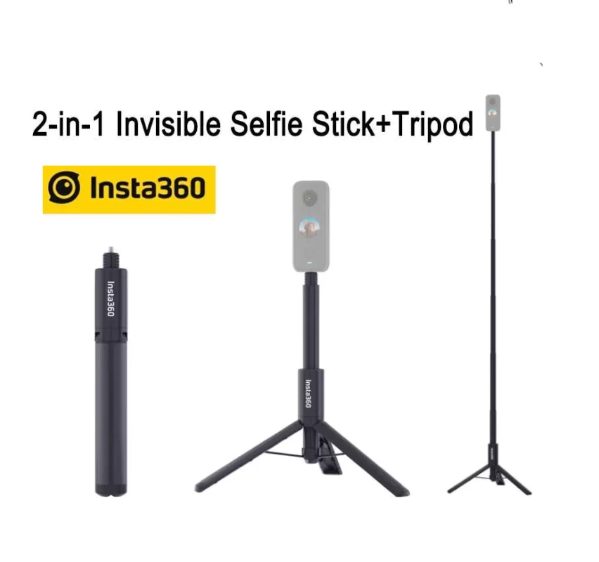 Cách hoạt động của gậy selfie tàng hình camera Insta360? Lựa chọn gậy selfie phù hợp